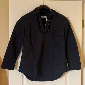 Vineyard Vines velvet trim popover NWT